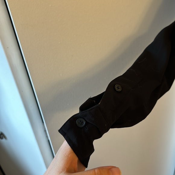 Calvin Klein Shirt Dress, Black sz 38 - Picture 7 of 7